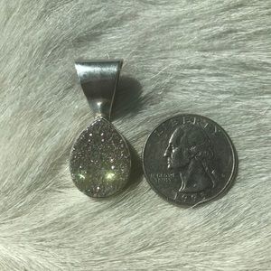 Druzy Sterling Silver Pendant